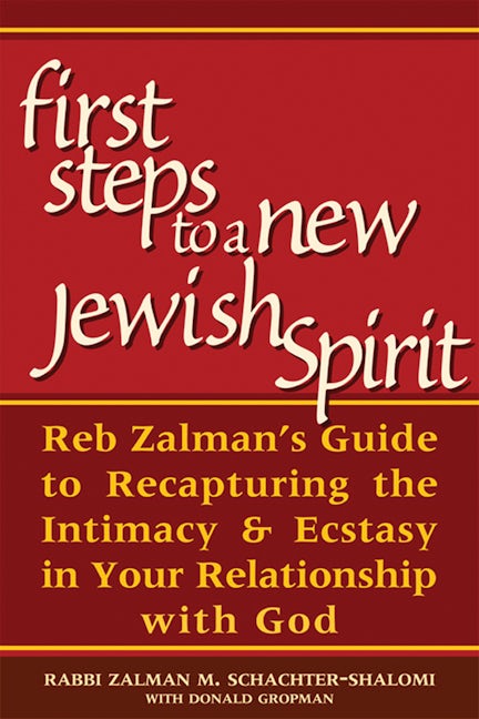 Book cover image for First Steps to a New Jewish Spirit ISBN: 9781580231824