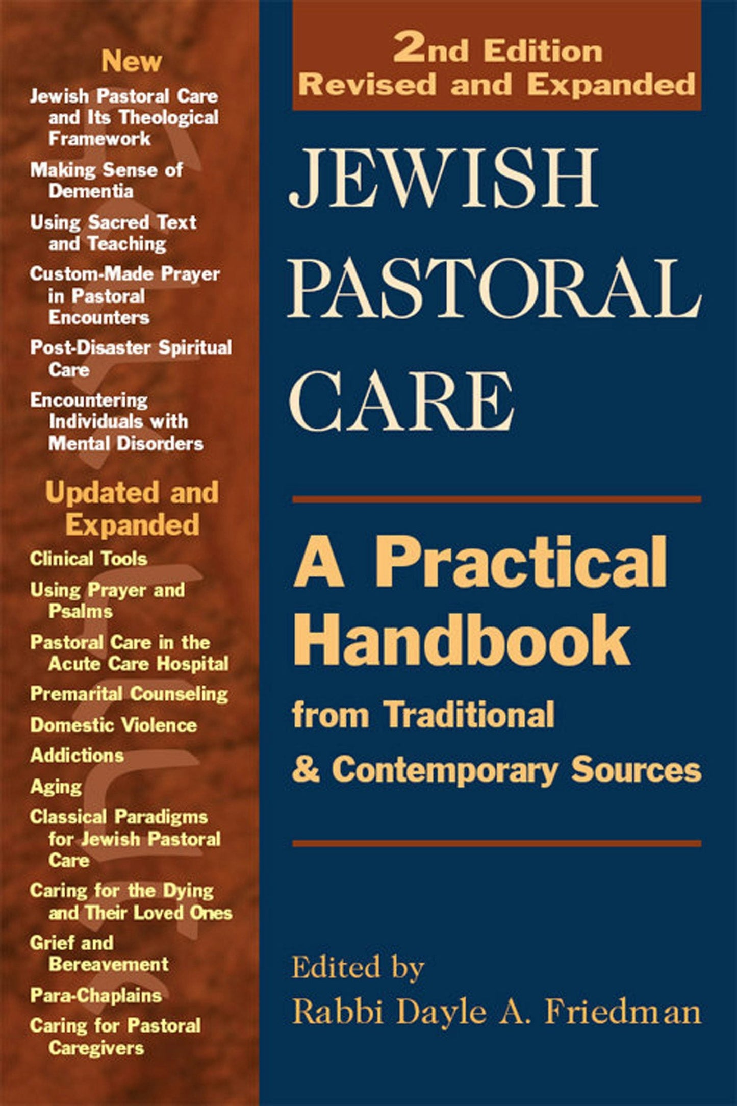 Book cover image for Jewish Pastoral Care 2/E ISBN: 9781580232210