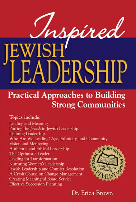Book cover image for Inspired Jewish Leadership ISBN: 9781580233613