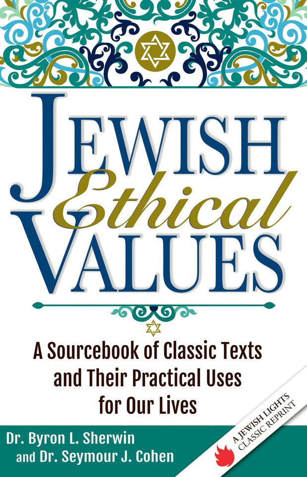 Cover image for Jewish Ethical Values, isbn: 9781580238359