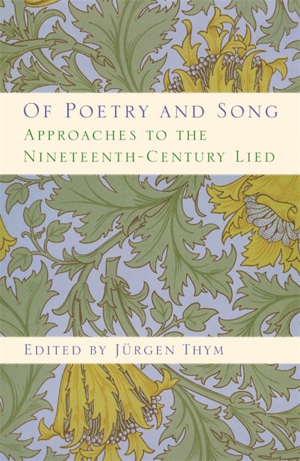 Book cover image for Of Poetry and Song ISBN: 9781580460552