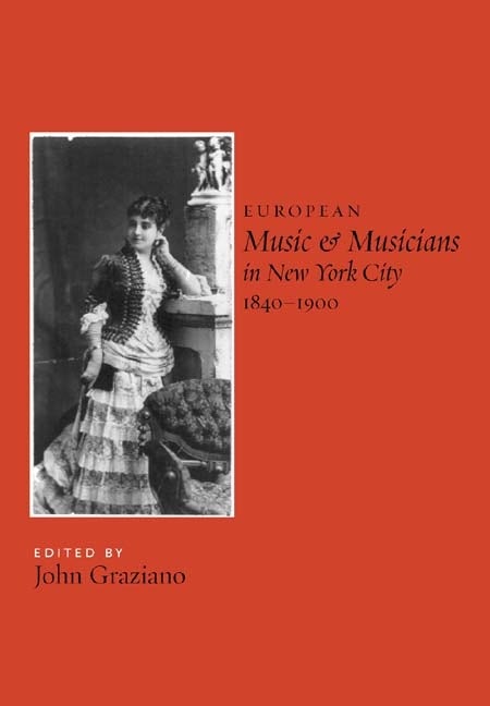 Book cover image for European Music and Musicians in New York City, 1840-1900 ISBN: 9781580462037