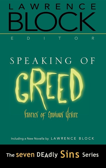 Book cover image for Speaking of Greed ISBN: 9781581822212