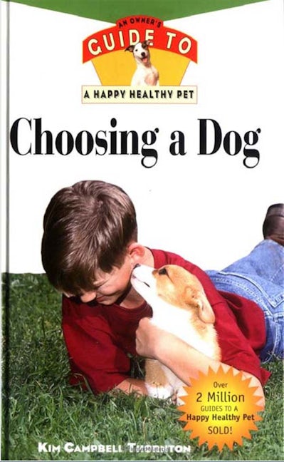 Book cover image for Choosing a Dog ISBN: 9781582450599