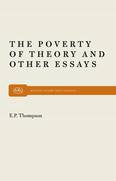 Cover image for Poverty of Theory, isbn: 9781583675342