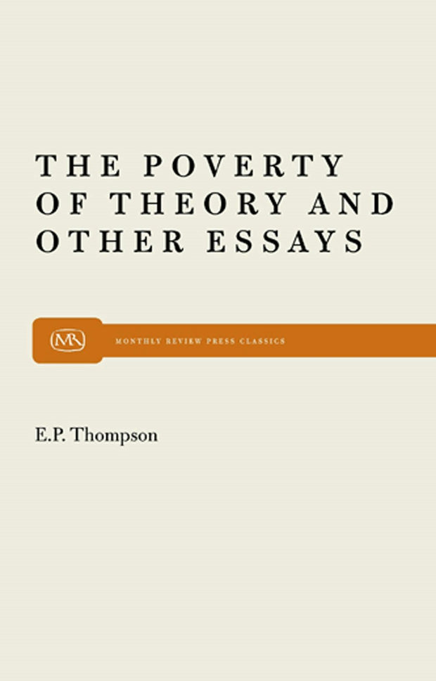 Cover image for Poverty of Theory, isbn: 9781583675342