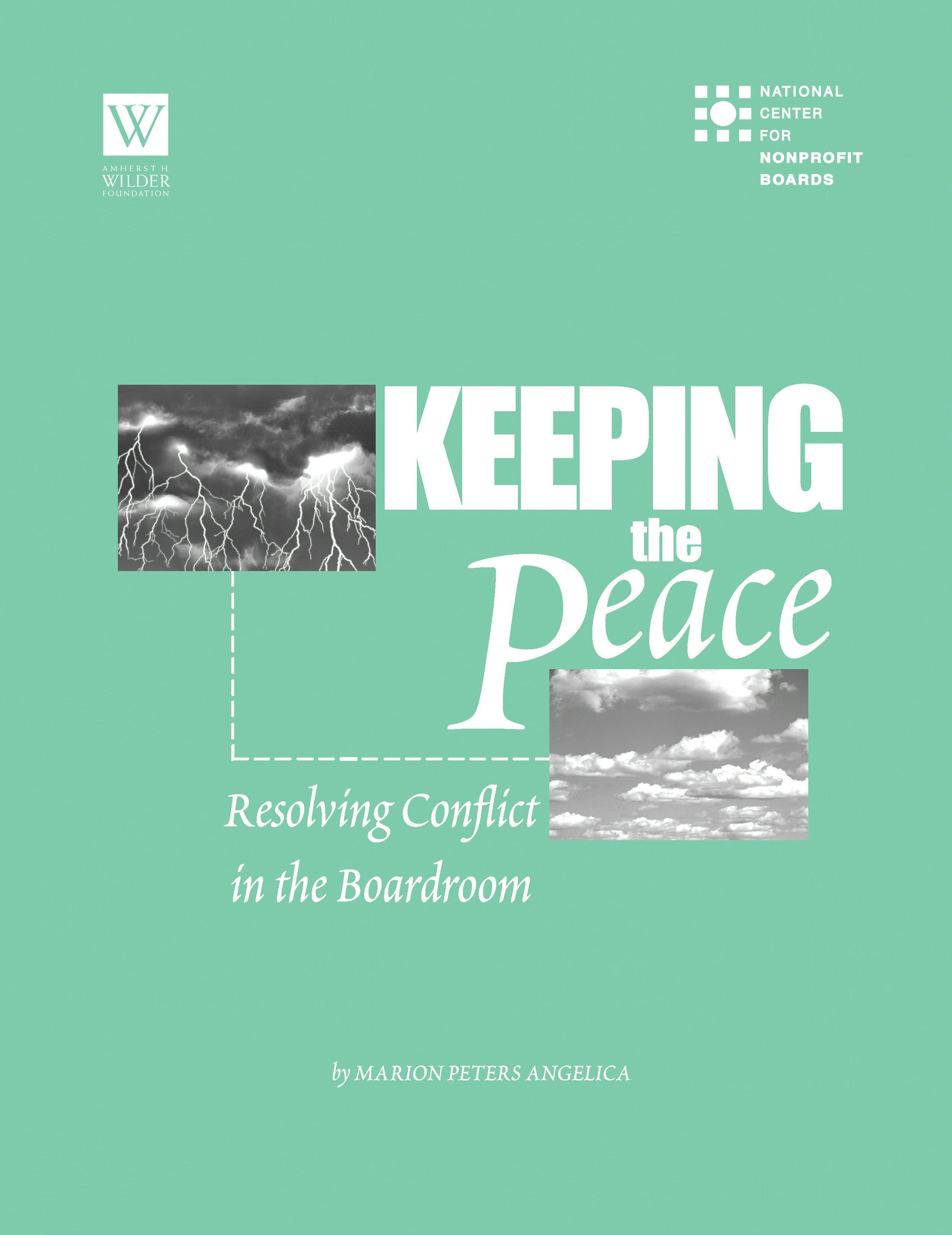 Book cover image for Keeping the Peace ISBN: 9781586860127