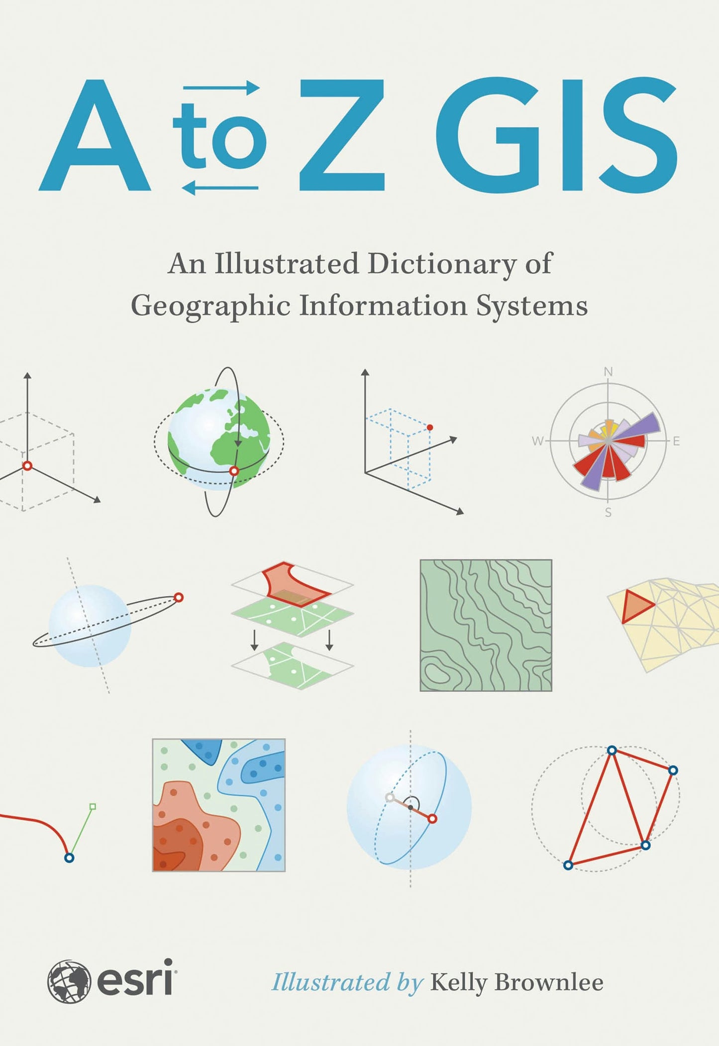 Book cover image for A to Z GIS ISBN: 9781589488120
