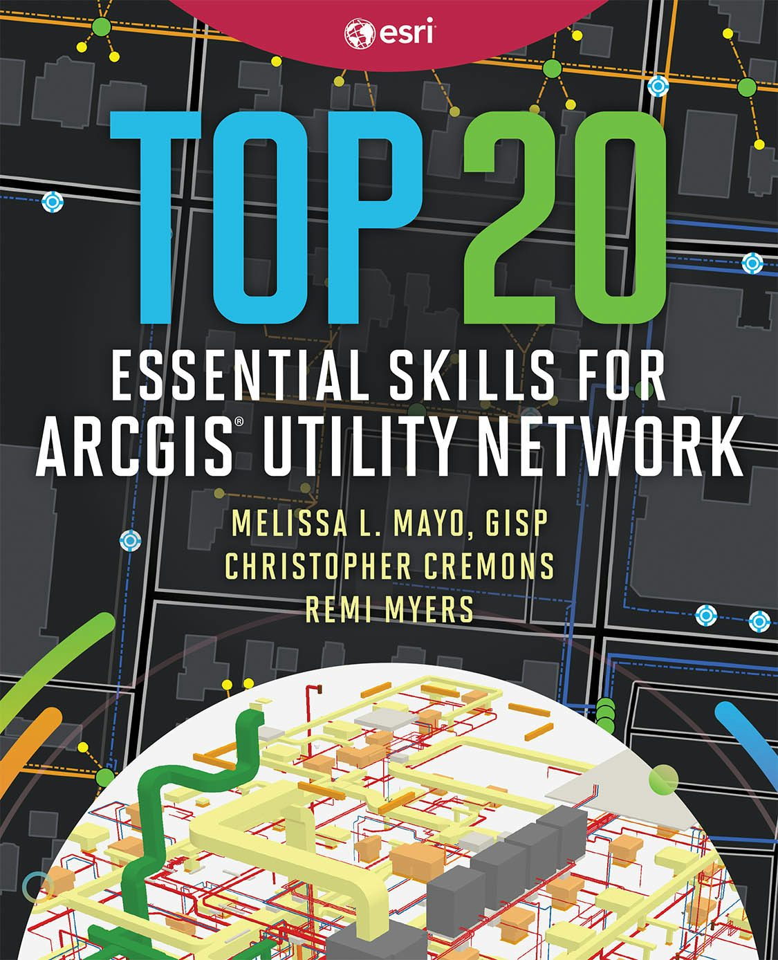 Book cover image for Top 20 Essential Skills for ArcGIS Utility Network ISBN: 9781589488281