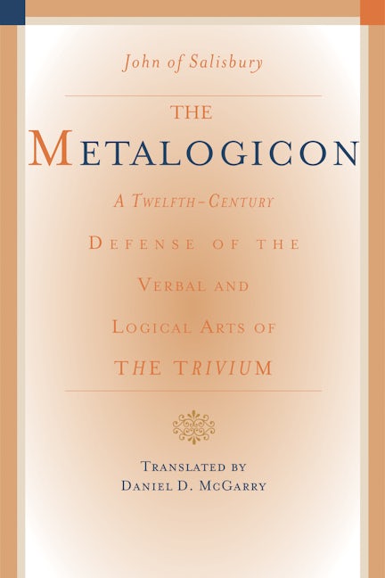 Book cover image for The Metalogicon ISBN: 9781589880580