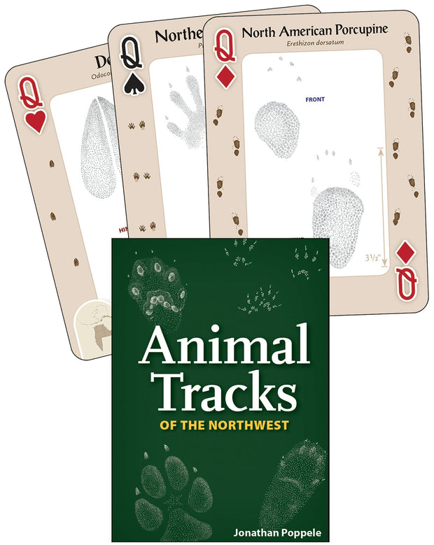 Cover image for Animal Tracks of the Northwest Playing Cards, isbn: 9781591936923