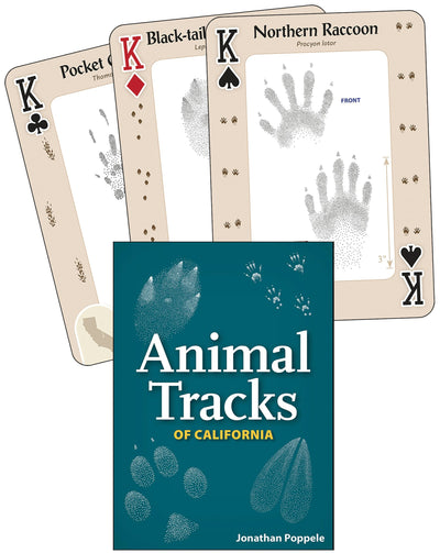 Cover image for Animal Tracks of California Playing Cards, isbn: 9781591937395