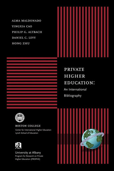 Cover image for Private Higher Education, isbn: 9781593112066