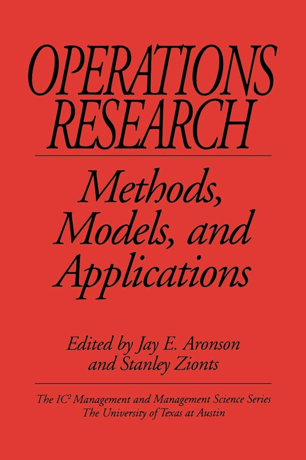 Cover image for Operations Research, isbn: 9781593112660