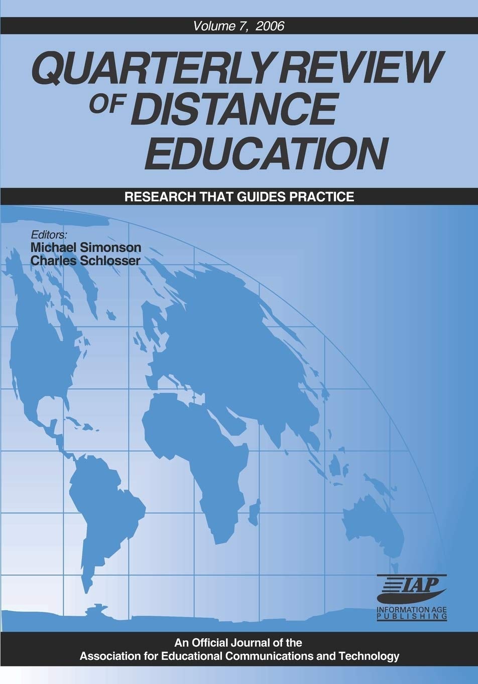 Book cover image for Quarterly Review of Distance Education Vol 7 ISBN: 9781593117603