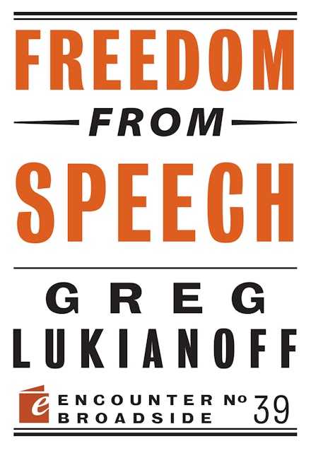 Freedom from Speech