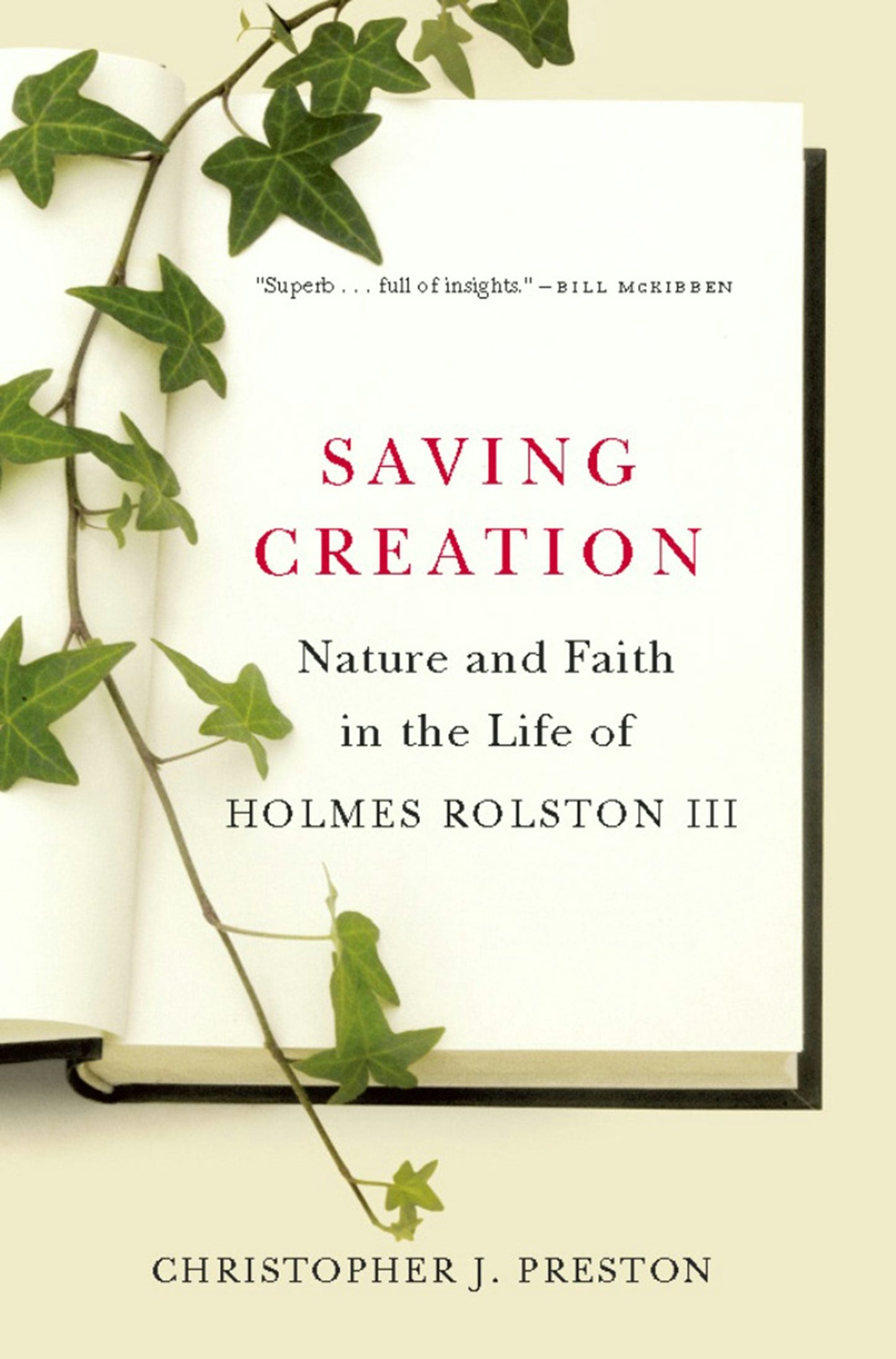 Book cover image for Saving Creation ISBN: 9781595340986