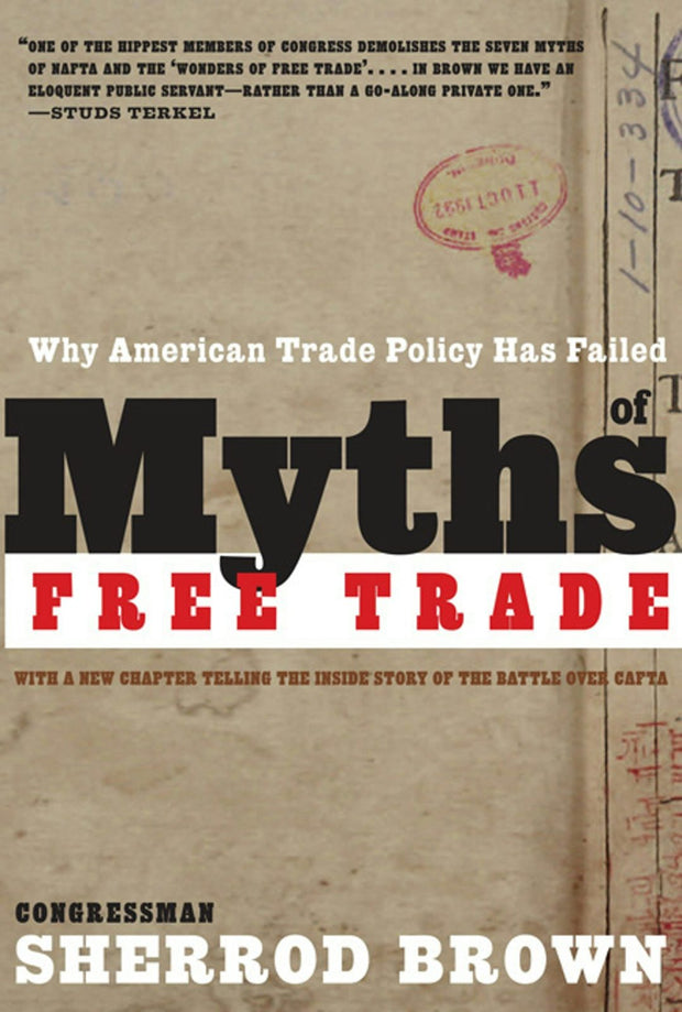 Cover image for Myths of Free Trade, isbn: 9781595581242