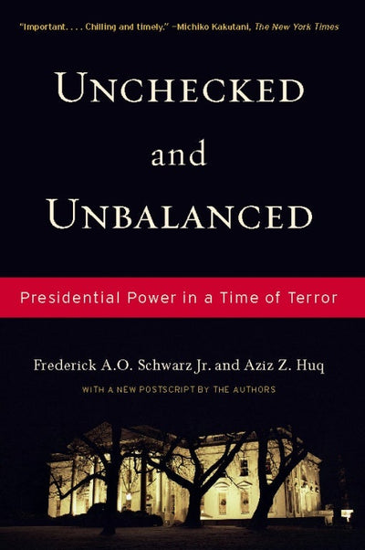 Cover image for Unchecked And Unbalanced, isbn: 9781595583475