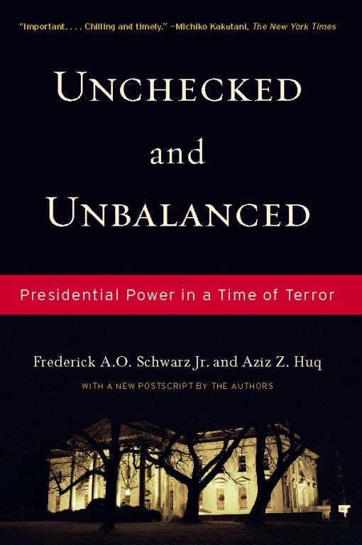 Cover image for Unchecked And Unbalanced, isbn: 9781595583475
