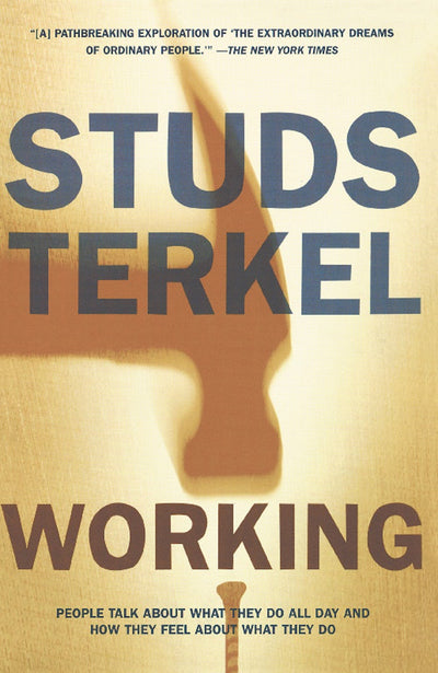 Cover image for Working, isbn: 9781595587664