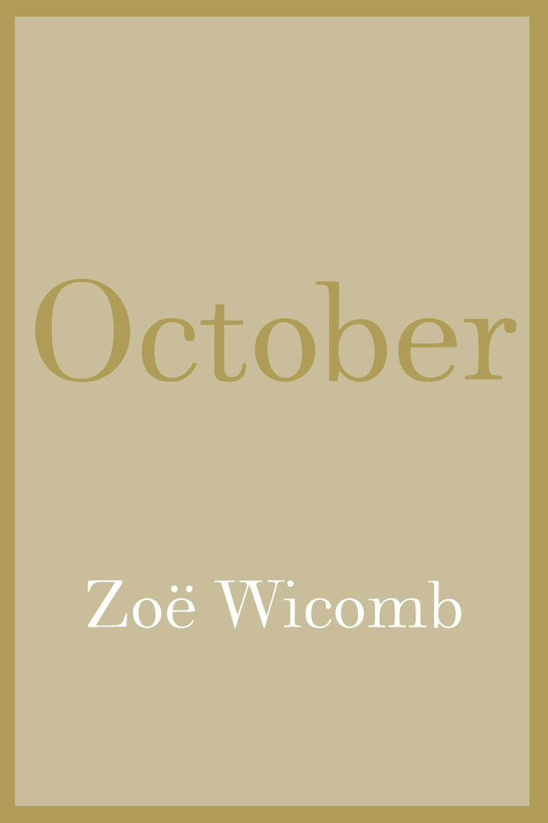 Cover image for October, isbn: 9781595589675