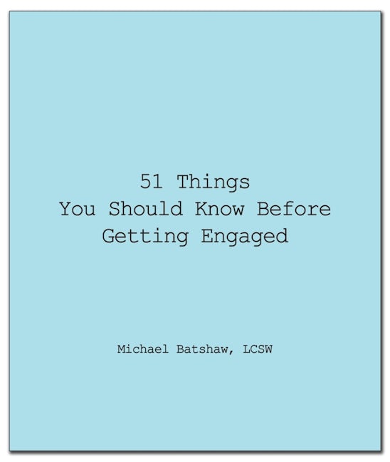Book cover image for 51 Things You Should Know Before Getting Engaged ISBN: 9781596525481