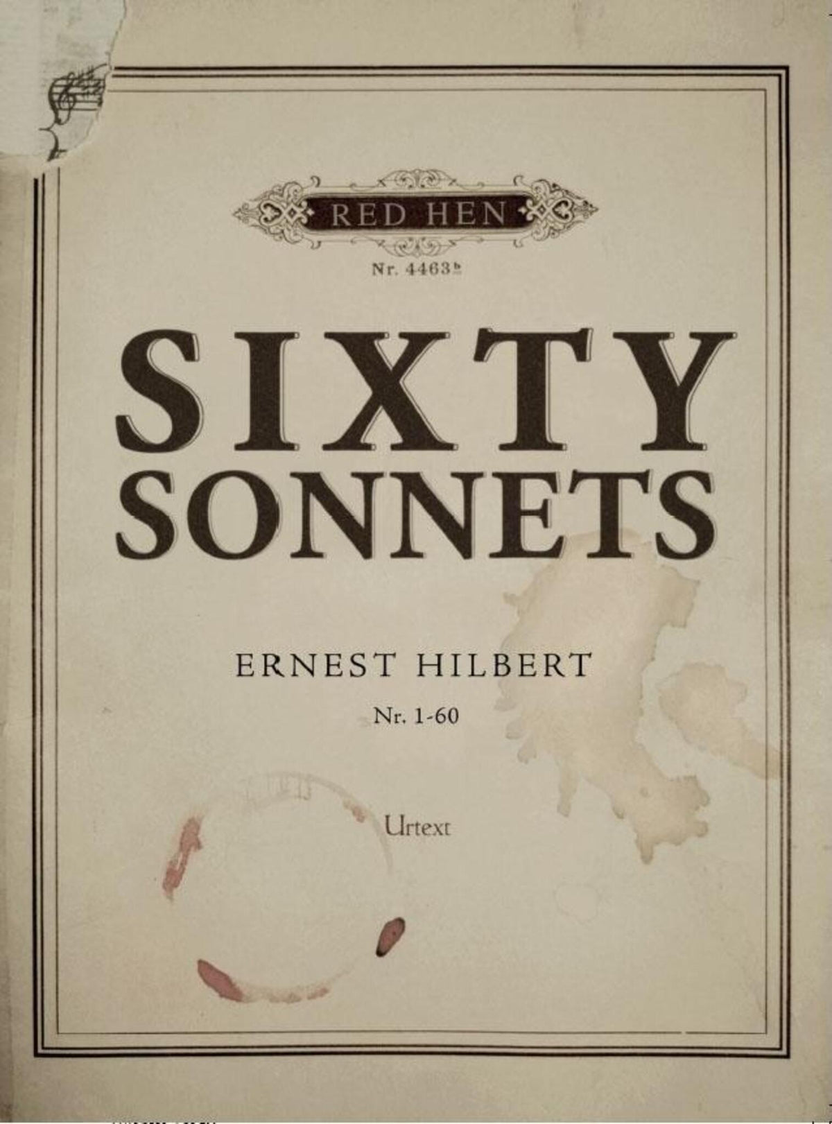 Cover image for Sixty Sonnets ISBN 9781597093613