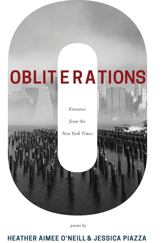 Book cover image for Obliterations ISBN: 9781597095235