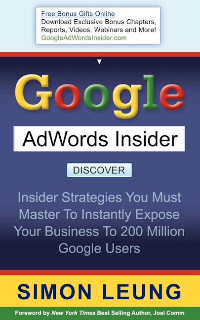 Book cover image for Google AdWords Insider ISBN: 9781600373848