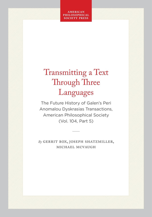 Transmitting a Text Through Three Languages
