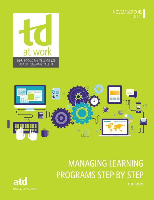 Cover image for Managing Learning Programs Step by Step, isbn: 9781607283195