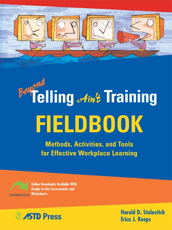 Book cover image for Beyond Telling Ain't Training Fieldbook ISBN: 9781607283621