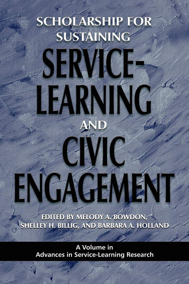 Cover image for Scholarship for Sustaining Service-Learning and Civic Engagement, isbn: 9781607520023