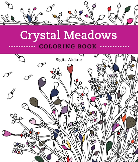 Book cover image for Crystal Meadows Coloring Book ISBN: 9781610352857