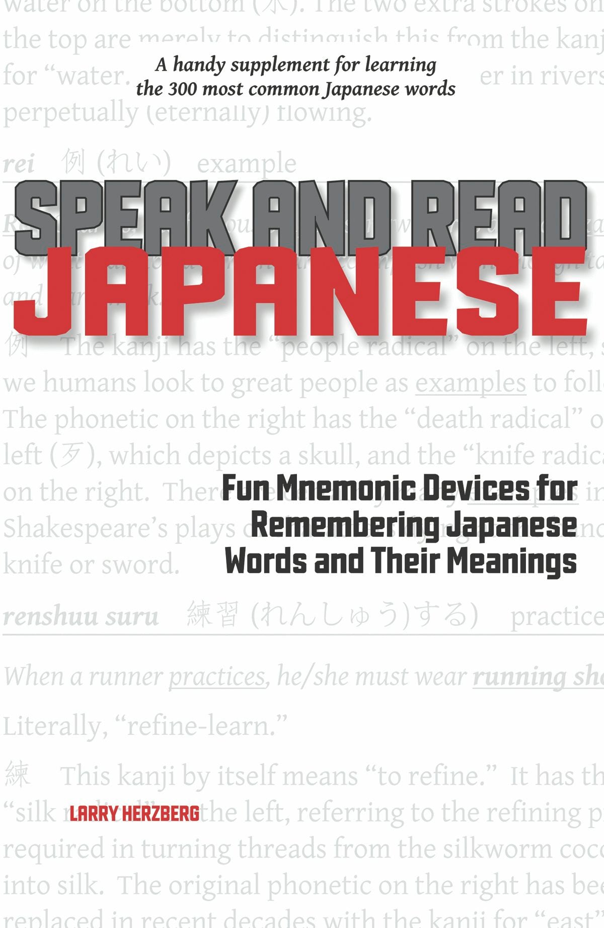 Book cover image for Speak and Read Japanese ISBN: 9781611729283