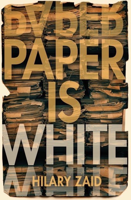 Book cover image for Paper is White ISBN: 9781612941134