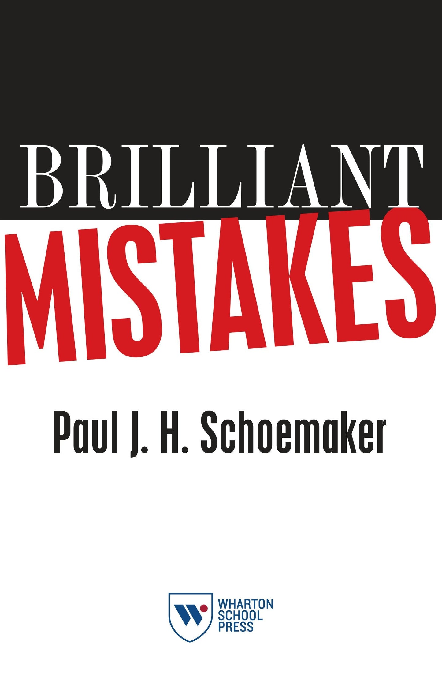 Book cover image for Brilliant Mistakes ISBN: 9781613630129