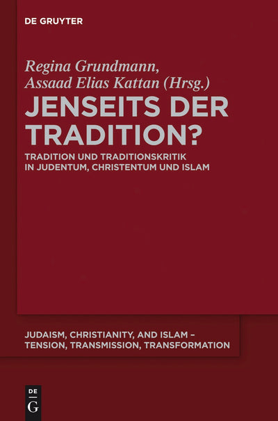 Cover image for Jenseits der Tradition?, isbn: 9781614515395