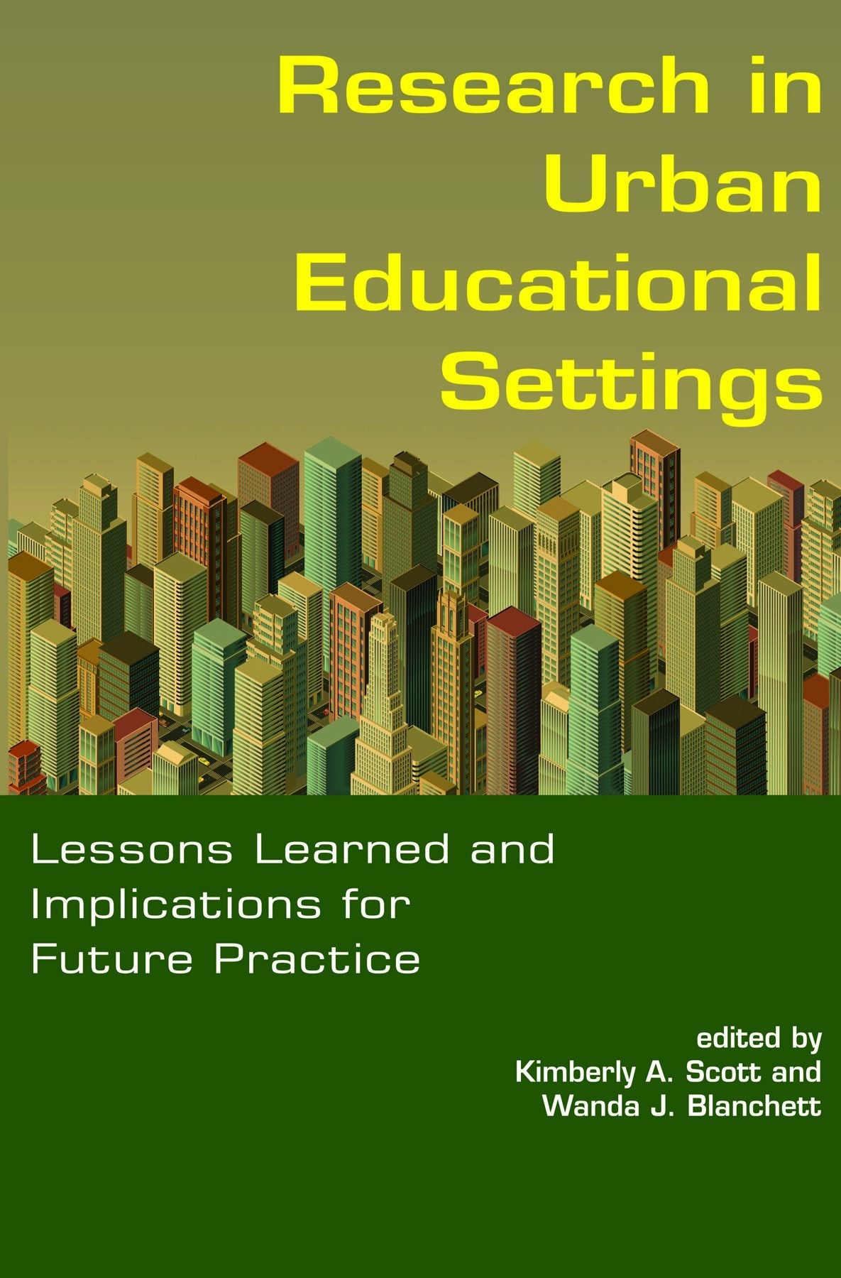 Book cover image for Research in Urban Educational Settings ISBN: 9781617352065