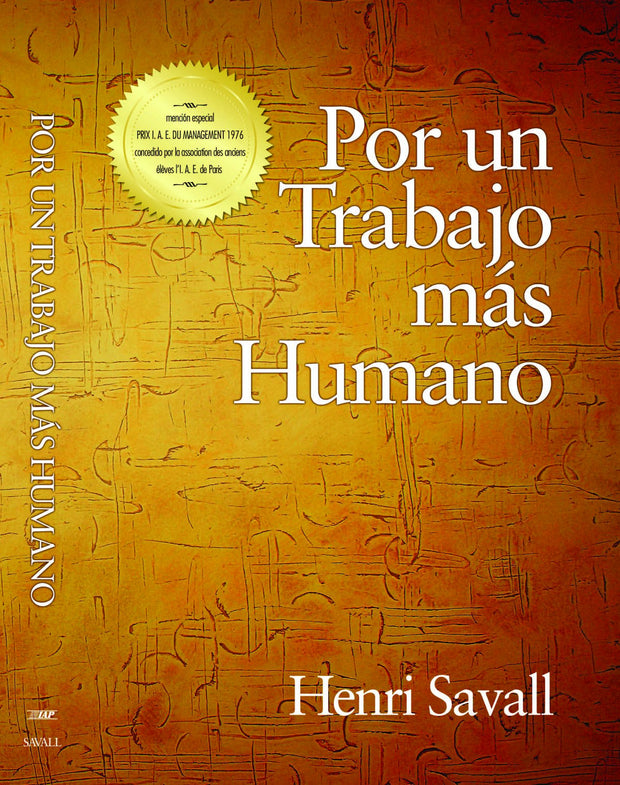 Cover image for Por Un Trabajo Mas Humano, isbn: 9781617354595