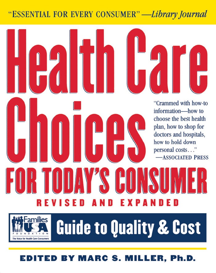 Book cover image for Health Care Choices for Today's Consumer ISBN: 9781620456880