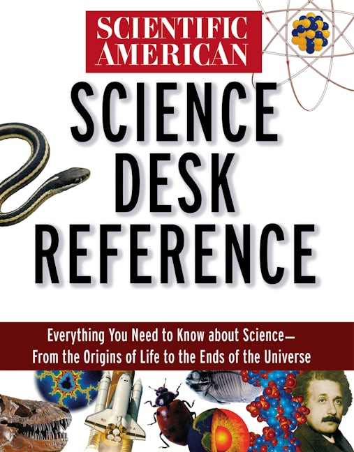 Book cover image for Scientific American Science Desk Reference ISBN: 9781620457184
