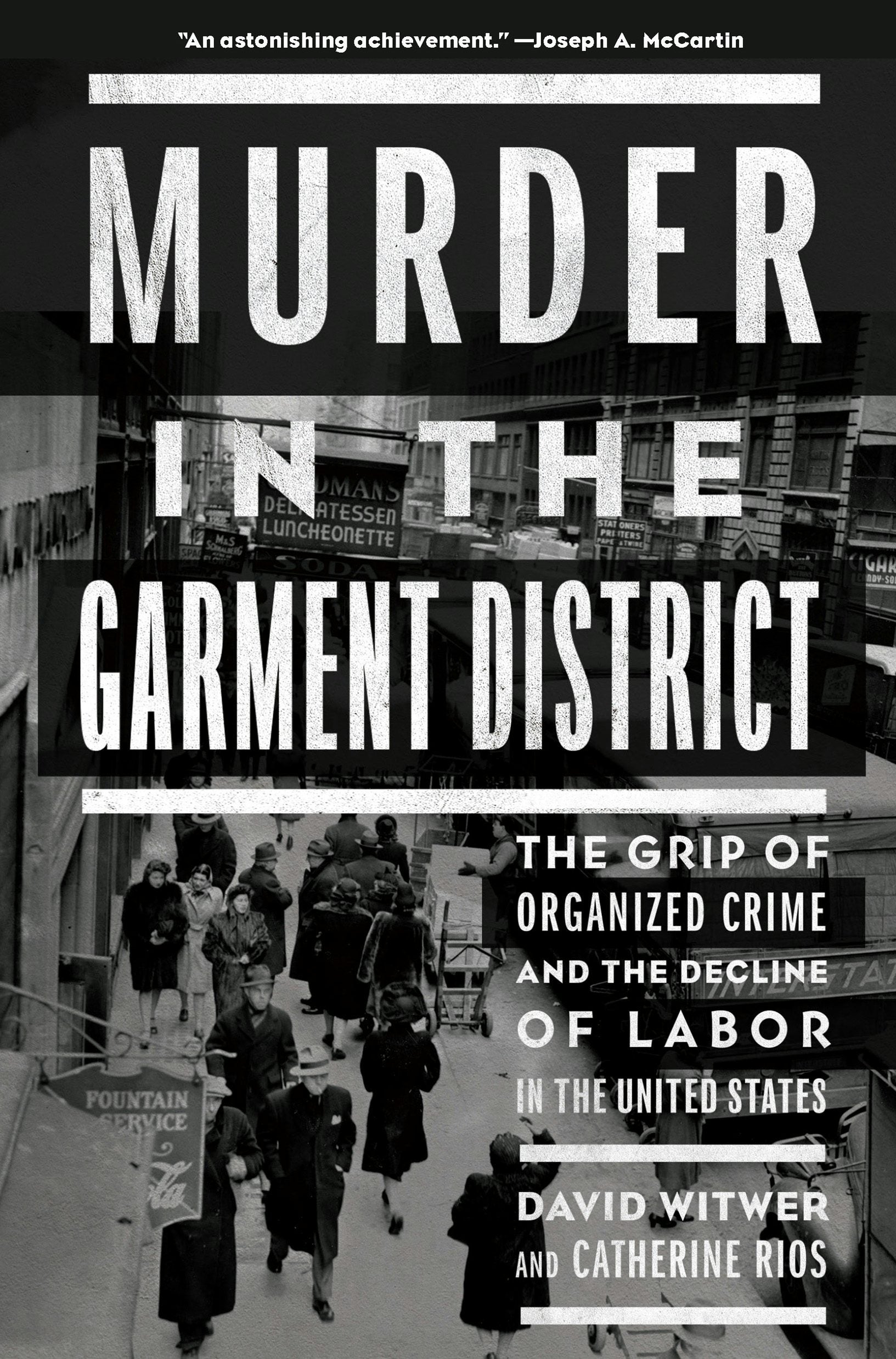 Book cover image for Murder in the Garment District ISBN: 9781620974643