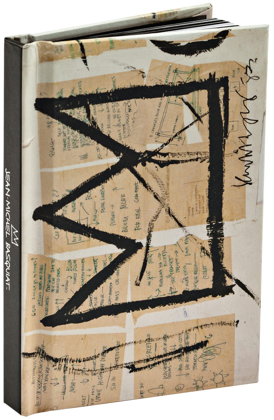 Book cover image for teNeues - Mini Notebook: Jean-Michel Basquiat Crown (Untitled), Hardcover, 120 Dot-Grid Pages with Lay Flat Binding ISBN: 9781623257699
