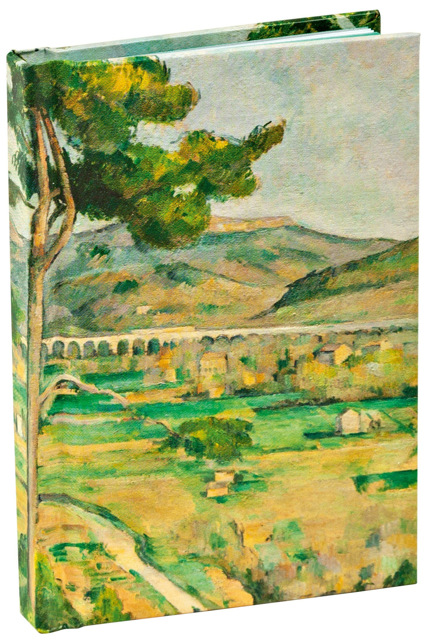 Book cover image for teNeues - Mini Notebook: Paul Cezanne Mont Sainte-Victoire, Hardcover, 120 Dot-Grid Pages with Lay Flat Binding ISBN: 9781623258269
