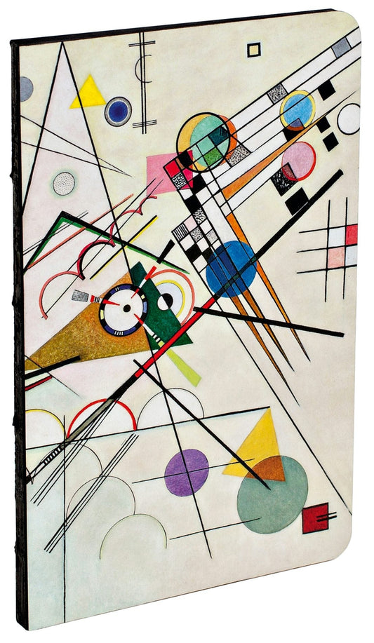 teNeues - Small Bullet Journal: Wassily Kandinsky, Notebook, Composition 8, Abstract Design Artwork, Dot-Grid Paper - 120 Pages