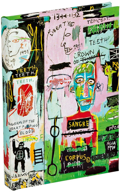 Cover image for teNeues - Mini Sticky Book: In Italian by Jean-Michel Basquiat, Sticky Notes, Hardcover Notepad, Pocket-Sized - 130 Full Color Sticky Notes Inside, isbn: 9781623258467