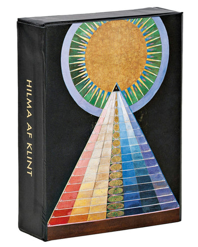 Cover image for teNeues - Playing Cards: Group X No. 1 by Hilma af Klint, 54 Cards, Embossed Full Color, Vintage Art, Magnet Enclosure Box, isbn: 9781623258580