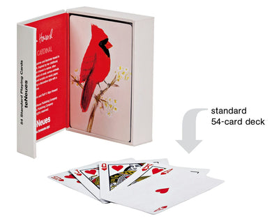 Cover image for teNeues - Playing Cards: Red Cardinal, Blue Core Card Stock, Linen Imprint Surface, 52 Full Color Cards, isbn: 9781623258610